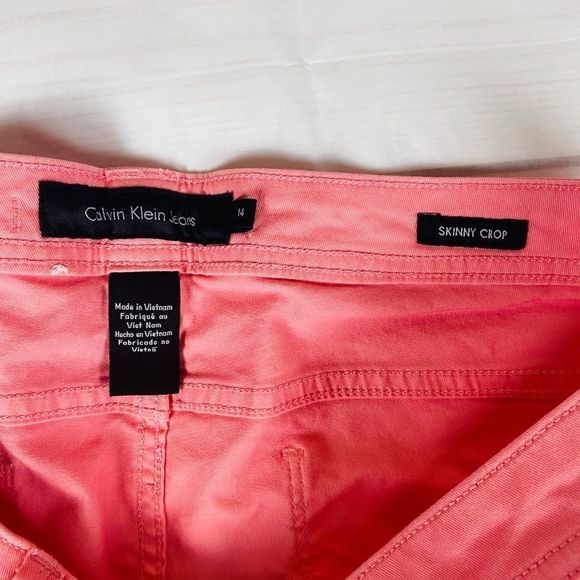 Calvin Klein Skinny Crop Jeans 14 - Picture 10 of 11